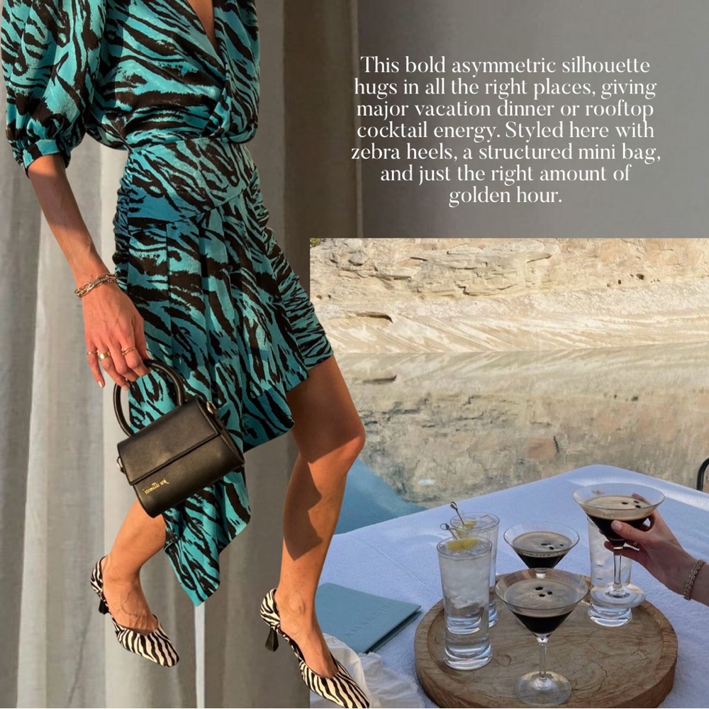 Ronny Kobo Monica printed dress